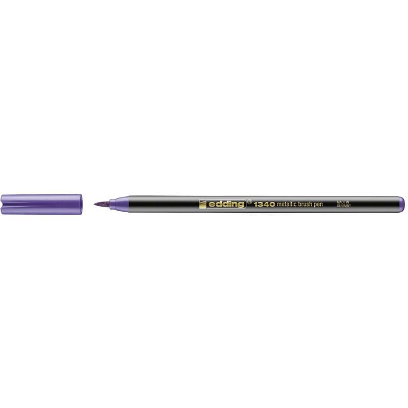 Edding - Fasermaler 1340 Brushpen metallic violett