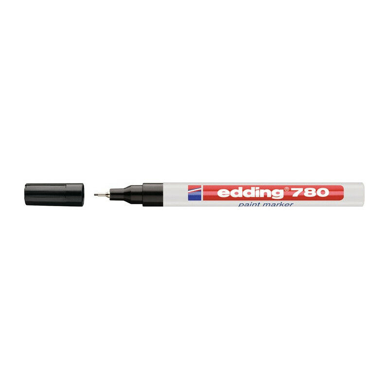 

Marcador de pintura industrial 780 black line 0,8 mm punta redonda (Por 10) - Edding