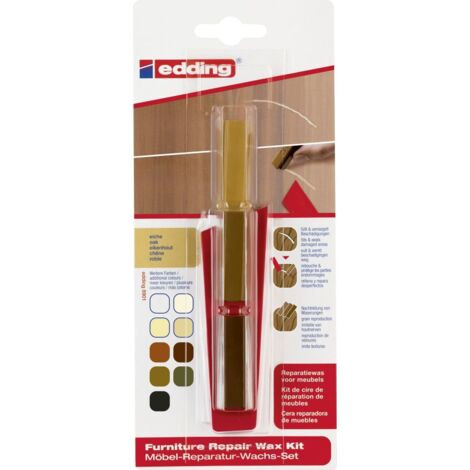 Edding Möbel-Reparaturwachs-Set 8901 eiche Wachs