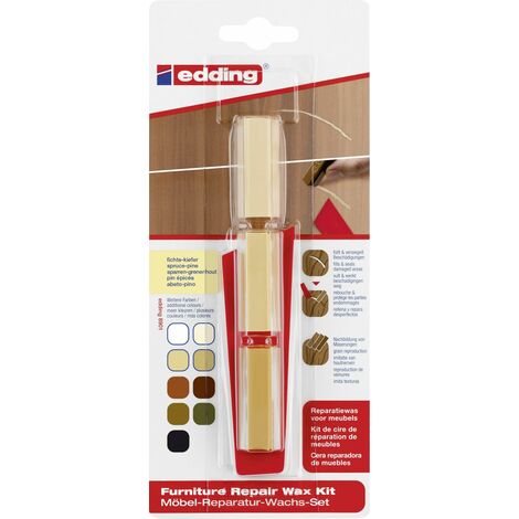 Edding Möbel-Reparaturwachs-Set 8901 fichte-kiefer Wachs