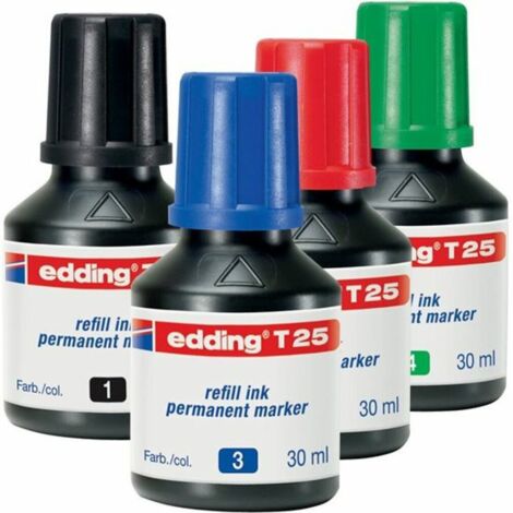 EDDING Nachfülltinte Marker edding T25 Flasche grün 30ml edding T25 Flasche grün 30ml