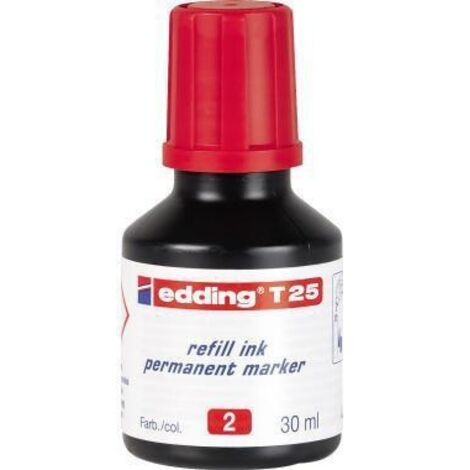 edding Nachfülltusche T 25 4-T25002 30ml geruchsarme Tusche rot