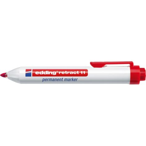 EDDING Permanent-Marker e-11 retract, rot