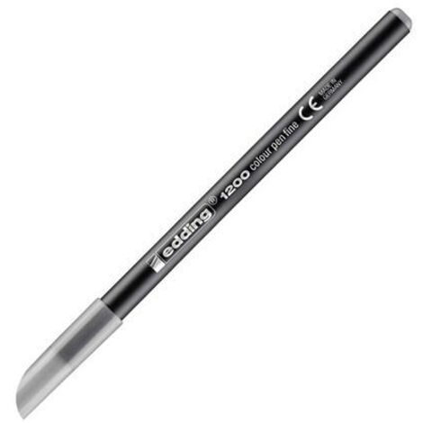 EDDING ROTULADOR PUNTA DE FIBRA 1200 PASTEL GRIS PLATA -10UD-