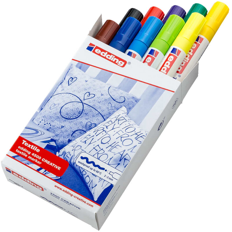

Rotuladores de tela 10 unidades multicolor 4500 - Edding