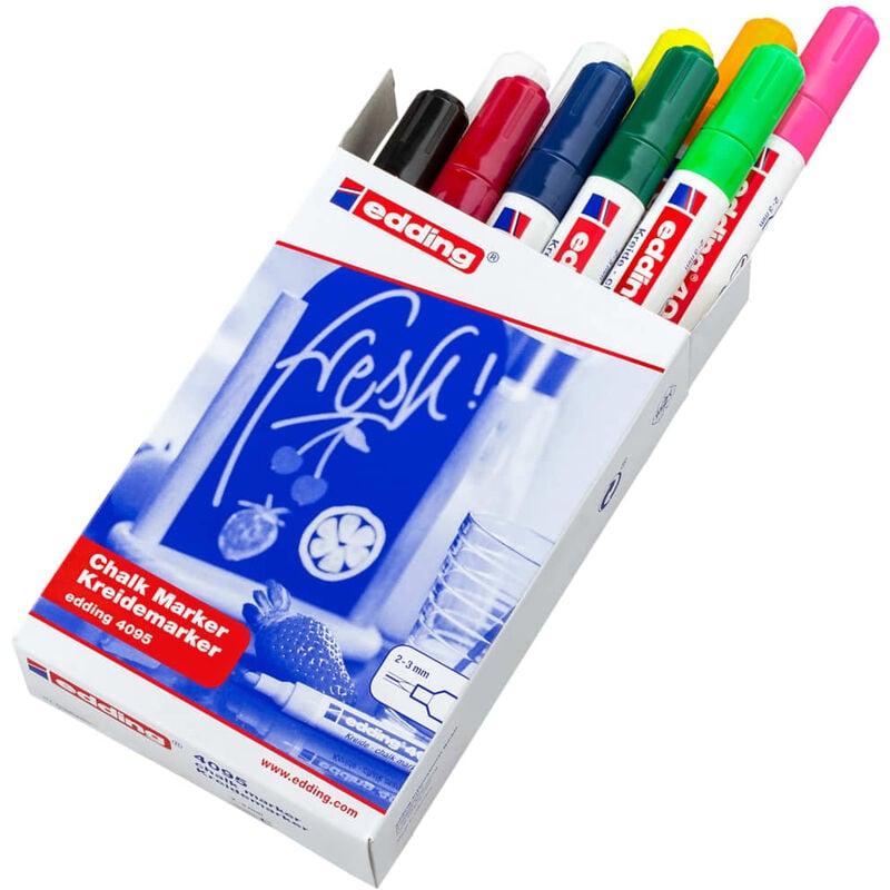 

Rotuladores de tiza 10 unidades multicolores 4095 - Edding