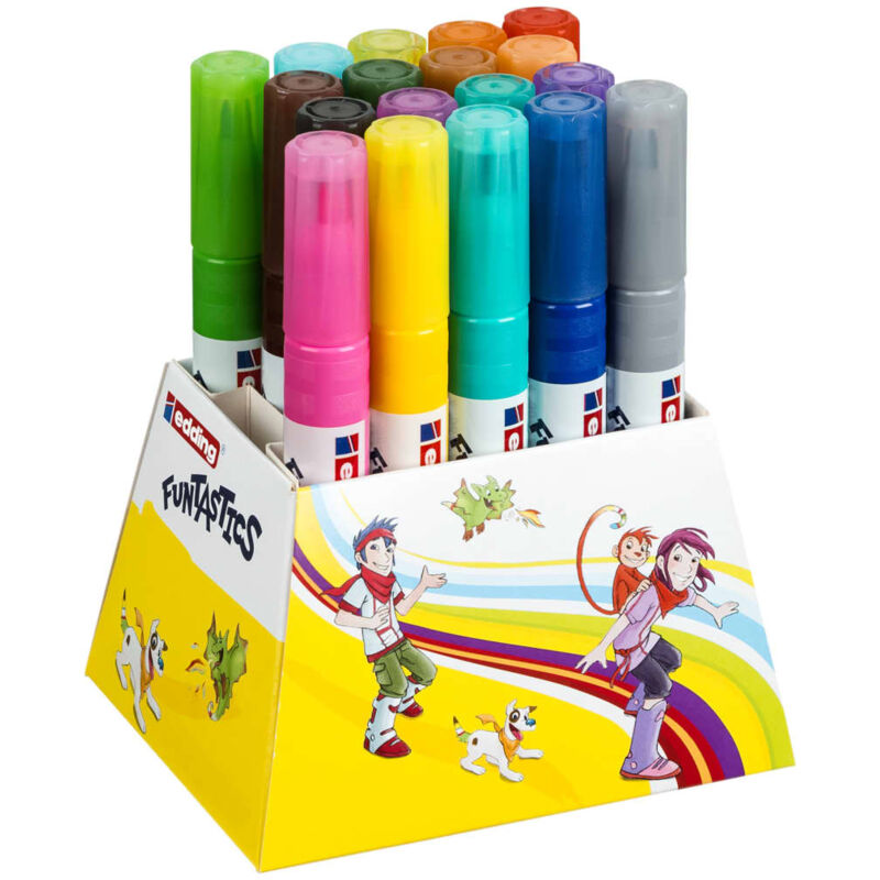 

Rotuladores fibra punta ancha Funtastics 18 pzas multicolor 14 - Edding