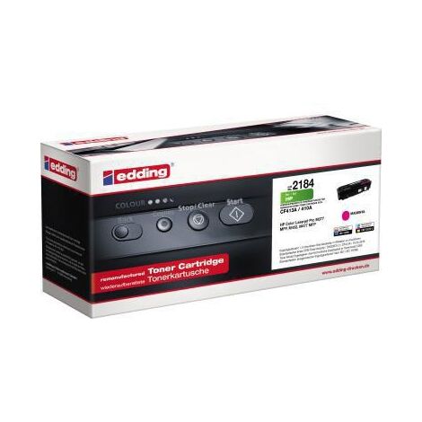 EDDING Toner edding kein Originalzubehör Kompatibel mit: HP 410A EDD-2184 ca. 2.300 Seitenmagenta
