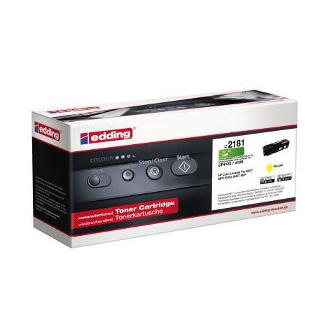 EDDING Toner edding kein Originalzubehör Kompatibel mit: HP 410X EDD-2181 ca. 5.000 Seitengelb