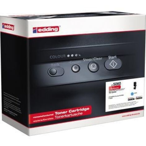 EDDING Toner edding kein Originalzubehör Kompatibel mit: KYOCERA TK-5240C EDD-5060 ca. 3.000Seiten cyan