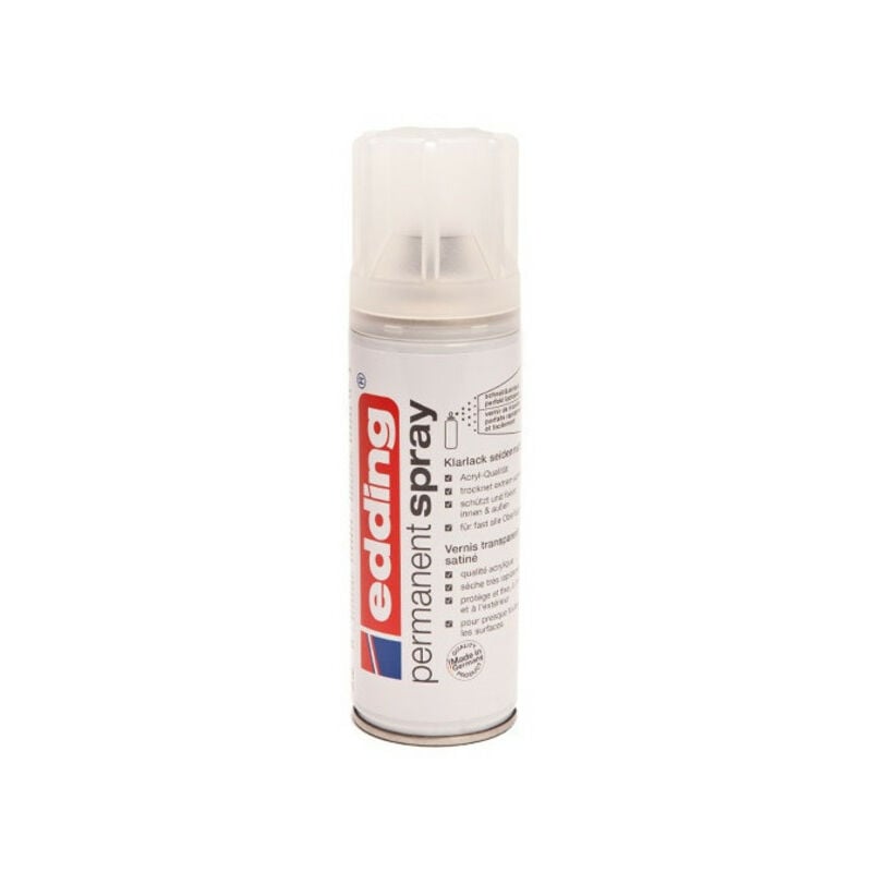 Image of Vernice acrilica incolore spray permanente 200 ml bomboletta spray - Edding