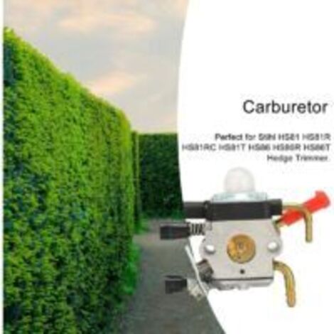 Ede Accessoires pour le remplacement du carburateur des taille-haies (Stihl HS81 HS81R HS81RC HS81T HS86 HS86R HS86T)