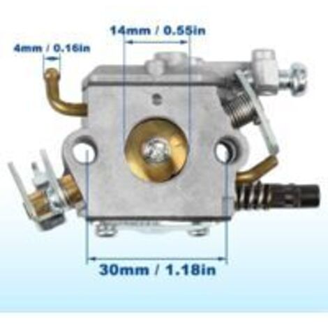 Ede Carburateur C1Q-EL24 pour débroussailleuse/coupe-bordures Husqvarna 123C 123L 123LD 223L 223R 322C 322R 323C (avec filtre à air)