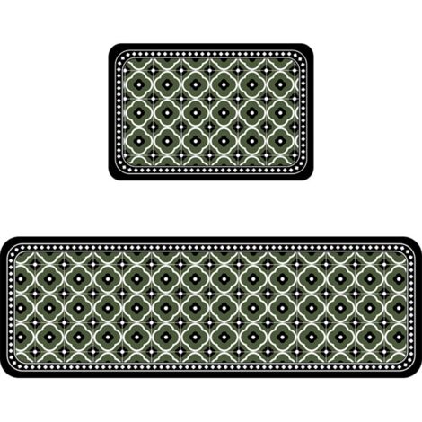 Ede Carreaux de fleurs pour bassin de printemps 4020cm (Terre de diatomées) Tapis de sol spécialement conçu pour la cuisine : résistant aux taches, facile à nettoyer, à séchage rapide, en terre de dia