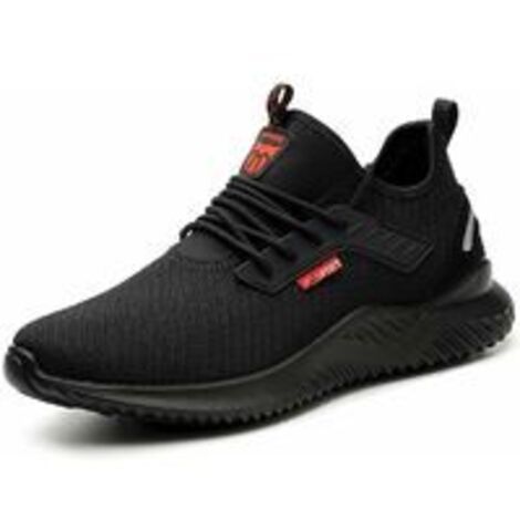 Ede Chaussures de Securité Légère Chaussure de Chantier Protection Embout en Acier Respirantes Antidérapantes Baskets de Sécurité Chaussures de Travail Homme Femme Unisexe 41 Eu
