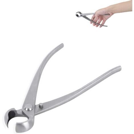 Ede Ciseaux à bonsaï, coupe-branches concave, cisaille de jardin, outils pour bonsaï, acier inoxydable, 210 mm