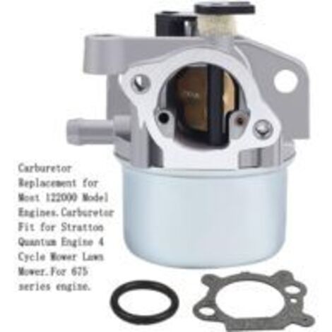 Ede Compatible avec le carburateur 799866 pour moteurs Briggs & Stratton 790845, 799871, 796707 et 794304 (190 cm³, 725EX), tondeuse à gazon Troy-Bilt TB230 (6,75 CV), nettoyeur haute pression Craftsm