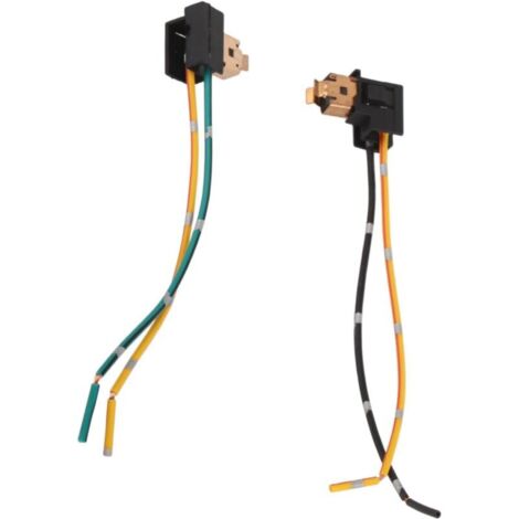 Ede Douille Sollbry pour ampoule H1, adaptateur femelle, lot de 2, douille pour ampoule de phare, connecteur de faisceau électrique, adaptateur pour ampoule H1