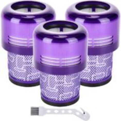 Ede Filtres de rechange - lot de 3 pour l'aspirateur Dyson V11 Absolute Extra Pro Animal Torque Drive V15 Detect, par DEBUNS