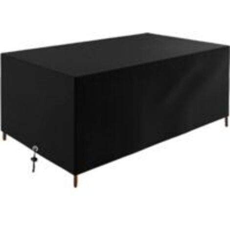 Ede Housse Salon de Jardin,Housse de Table Jardin Rectangulaire, 180x110x70cm/LxWxH très résistant Housse de Protection pour Mobilier différentes Tailles Housse de Table de Jardin Extérieur