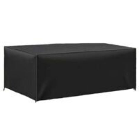 Ede Housse Table de Jardin 18012074CM, Housse de Protection Bâche Résistante aux Intempéries et aux Déchirures 420D Oxford pour Mobilier Salon de Jardin