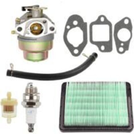 Ede Kit de carburateur pour tondeuse à gazon Honda GCV135 GCV160 GC135 GC160 HRB216 HRT216, avec filtres à air et à carburant.