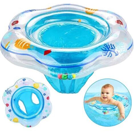 Ede Lot de 1 flotteurs de natation pour bébé, baignoire gonflable pour bébé, accessoires de bain pour tout-petits de 6 à 36 mois et entraînement à la natation
