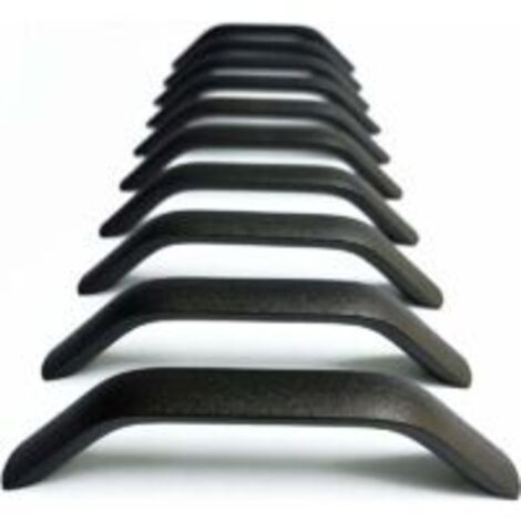 Ede Lot de 10 poignées et boutons de tiroir pour portes de placards de cuisine et de chambres à coucher. Entraxe des poignées : 128 mm