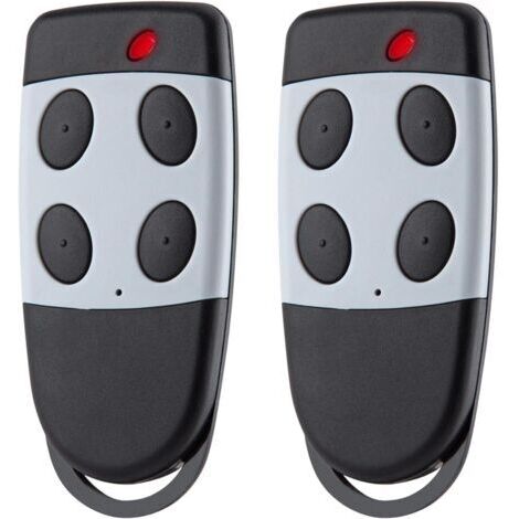 Ede Lot de 2 télécommandes d'ouvre-porte de garage 433,92 MHz compatibles avec CARDIN S449 QZ4 et S449 QZ2
