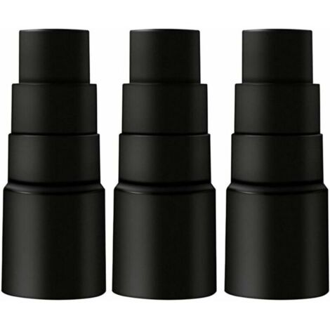 Ede Lot de 3 adaptateurs pour tuyau d'aspirateur - compatibles avec Kärcher, Bosch, Parkside, Makita, Metabo et Black & Decker
