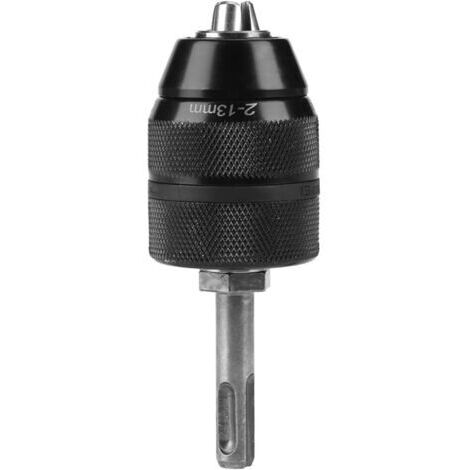 Ede Mandrin SDS, Mandrin Perceuse, 2-13mm 1/2-20UNF avec Adaptateur Outil SDS-plus, 3 Mandrins à Mors Conversion à Changement Rapide Outils Electroportatifs Accessoires