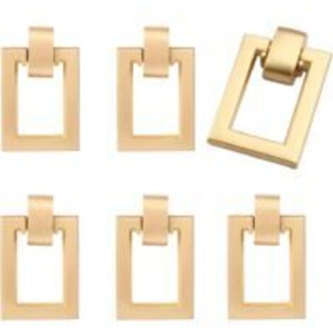 Ede Sollbry Lot de 6 boutons dorés pour meubles et tiroirsPoignée de cuisine, pour armoires de cuisine, commodes, penderies
