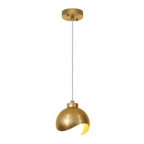 Ede Table à manger éclairage plafond intérieur Led pendentif lumière verre abat-jour chaîne lustre de luxe-or-Avec source lumineuse tricolore