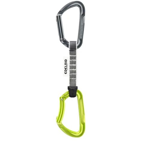 Edelrid Pure Wire 10 cm Quickdraw - Ardesia/Oasi 1 pezzo