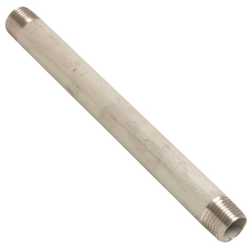 Klasebo® Edelstahl Rohrnippel, Gewindefitting, 3/8 Zoll Ag, 40 Mm, V4a Fitting