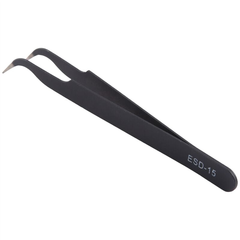 Image of Edelstahl Anti magnetische statische gebogene Spitzen Pinzette