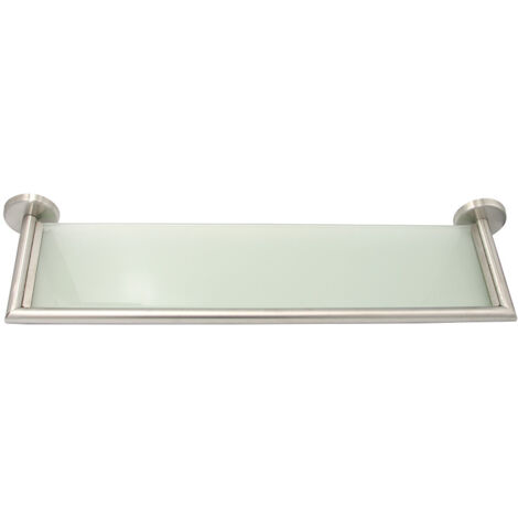 Edelstahl Bad Ablage Regal Glas Badregal Glasablage Wandablage