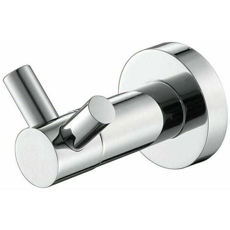 Edelstahl Doppelhaken Badezimmer WC Mantel Handtuch Hut Haken 1 Stück-
