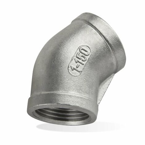 Edelstahl Fitting 120 Winkel 1/2 Zoll 45° Rohrwinkel Gewindefitting