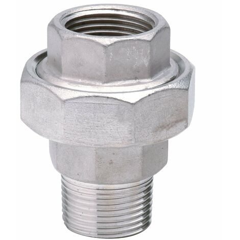 Edelstahl Fitting 331 Verschraubung 1/2 Zoll IG/AG Gewindefitting