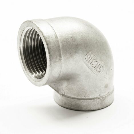 Edelstahl Fitting 90 Winkel 1" 90° Bogen V4A Rohrwinkel