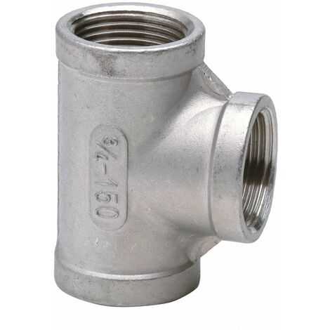 Edelstahl Fitting T-Stück 1 Zoll DN 25 Gewindefitting