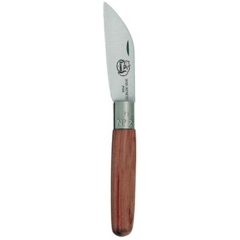Edelstahl gerade gebogenes Messer Nr. 2 Klinge 4 cm Imex El Zorro