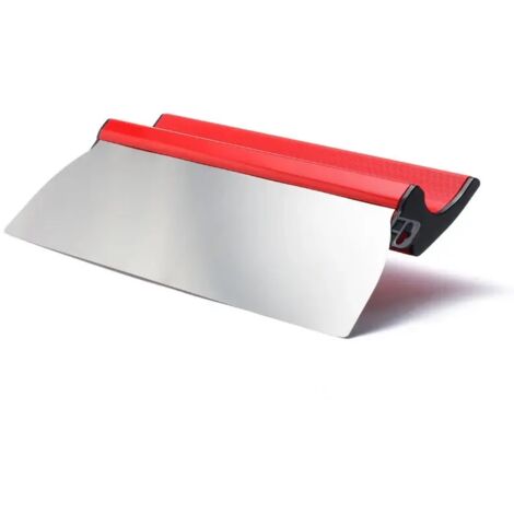 Edelstahl-Gipsspachtel für Gipskartonplatten, 25 cm, zum Glätten und Verfugen, 1 Stück