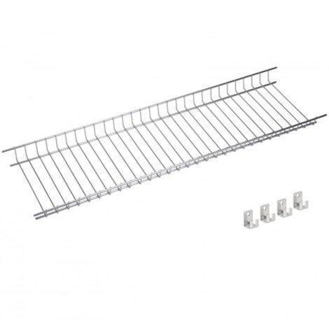 Edelstahl-Glasregal 75x21,5cm 92075 Sauvic