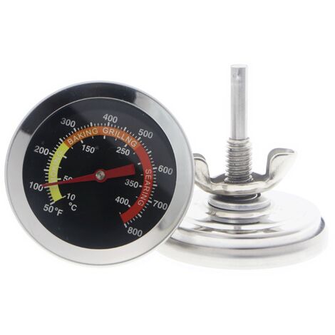 Edelstahl-Grillthermometer, BBQ-Smoker-Thermometer T