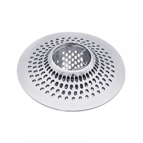 Edelstahl-Haarfilter für Bad und Dusche, 12 cm