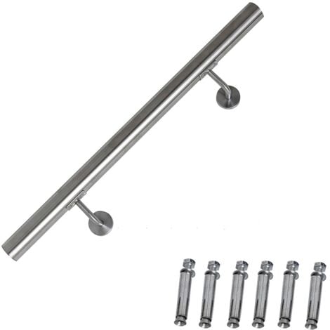 Treppengeländer Edelstahl 5 Querstäbe 180cm Brüstung Handlauf Geländer Treppe