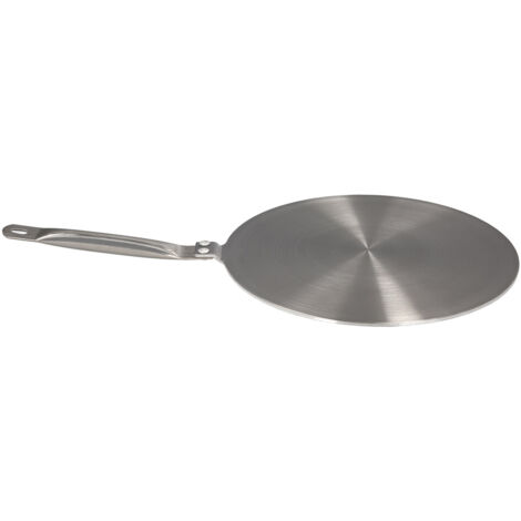 Edelstahl-Induktionsadapter Ø 21,5 cm.