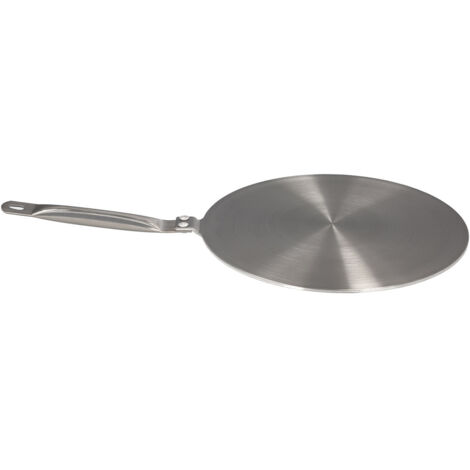 Edelstahl-Induktionsadapter Ø 23,5 cm.